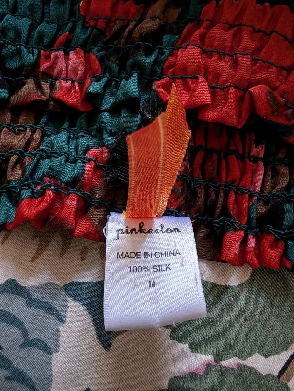 Fabulous Vintage Designer Annie Pinkerton Silk Wide Leg Pants, Wild Bohemian, M - Picture 5 of 5